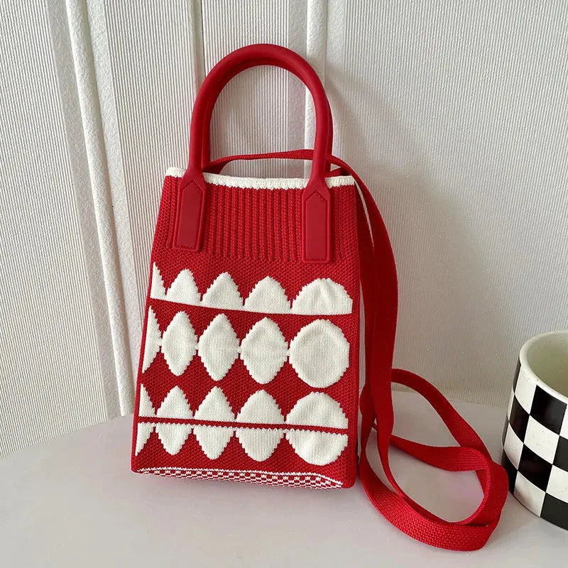 Love Mini Knit Shoulder Crossbody Bag - Bella Enchanté